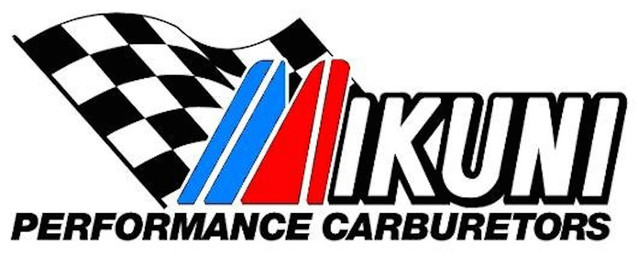 Logo Mikuni racing présenté par Machines et Moteurs le spécialistes des motos anglaises classiques.