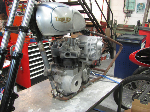 View general on the left side of the pré-unit Triumph with Roots Blower.