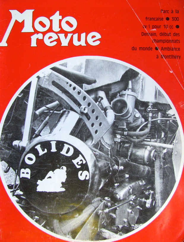 Velocette Racing in Moto Revue 1970, présenter by Machines et Moteurs.