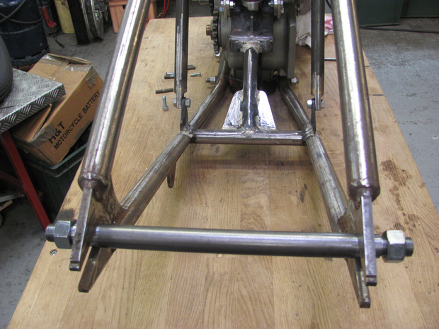 Rear axle for the big power produce by the blower .