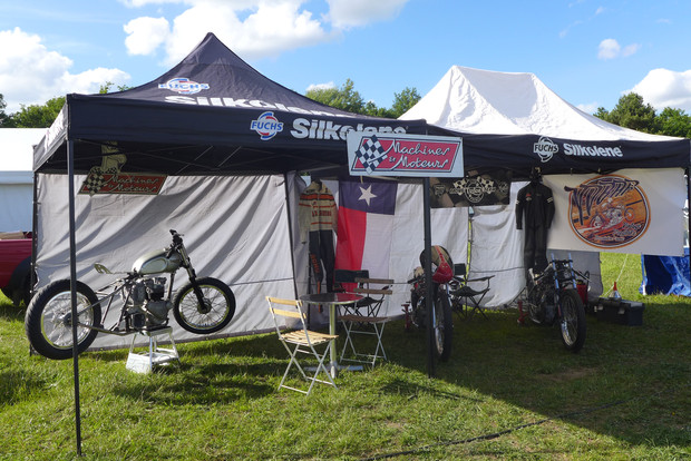 Our stand Machines et Moteurs on Café Racer Festival 2017
