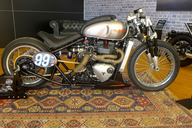 Triumph Show at Montlhéry on the Café Racer Festival 2017.