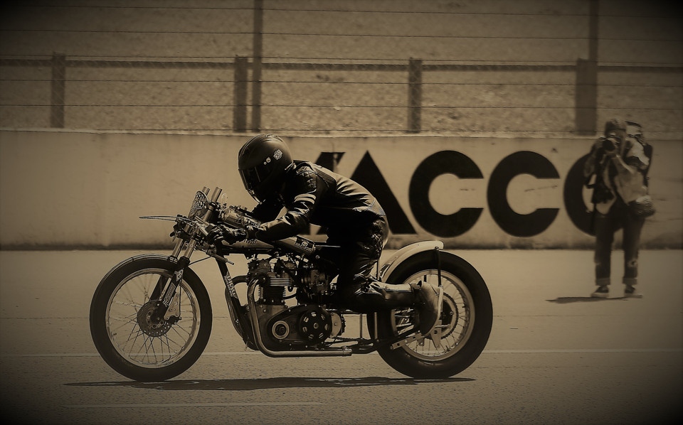 Rocketeer Triumph with Adrien winer of the Run D'Or.