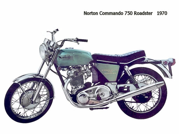 Norton Commando 750 Roadster North America 1970.