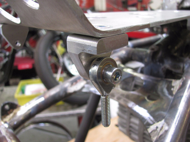 Rear Bracket of the seat for Le Bolide.